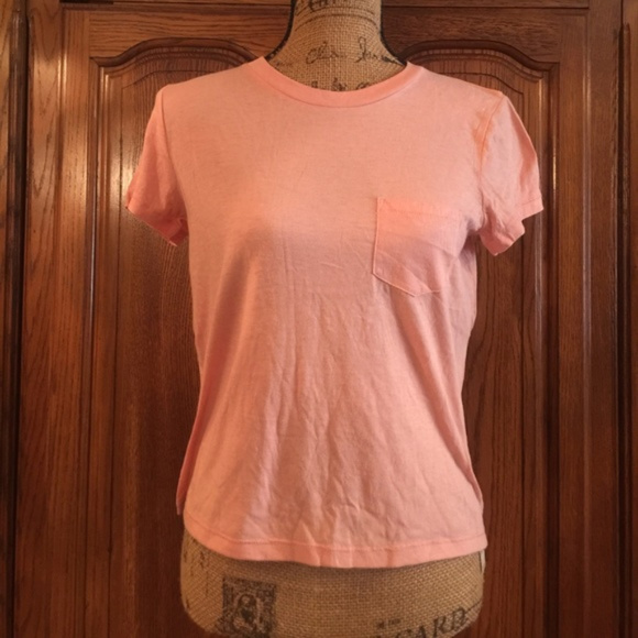 Madewell Tops - NWT Madewell Peach Tee Shirt Size Small